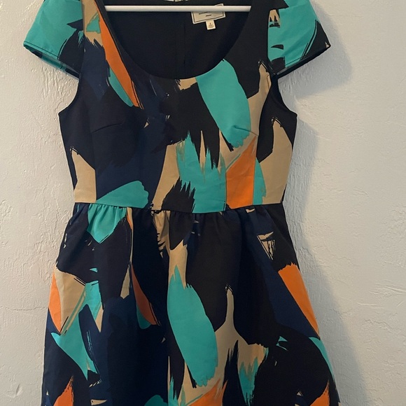 Anthropologie / Moulinette Soeurs / Multicolor Brushstroke Mini Dress - Picture 4 of 16